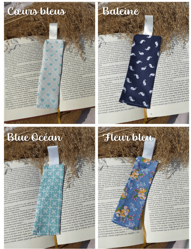 Marque page en tissus