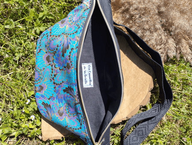 BANANA BAG - motif Paon