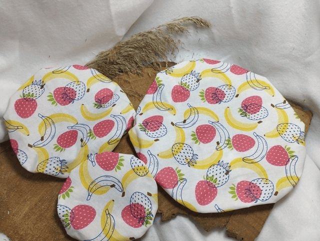 Charlotte / couvre plat / couvre bol  ||  Lavable et réutilisable (lot de 3 tailles) - Fruits