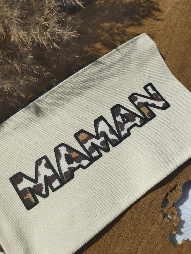 Pochette fleurie MAMAN 