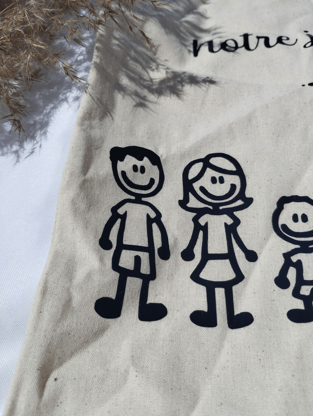 Tote Bag FAMILY à personnaliser avec les membres de votre famille