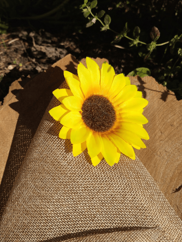 Gnome d'automne à suspendre - Tournesol