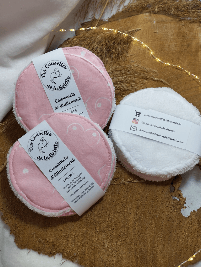 Coussinets d'allaitement   |   Tout doux, imperméable, girly !