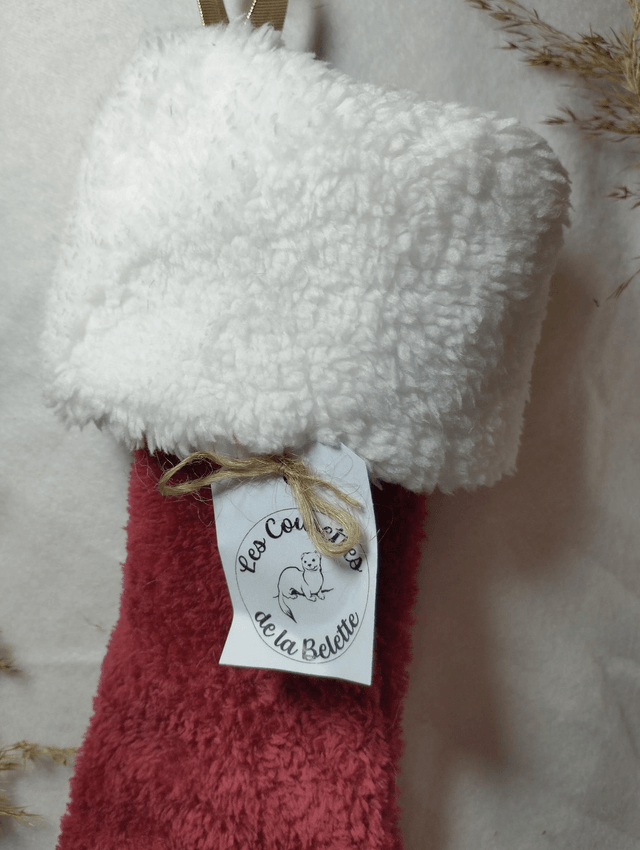 Chaussette / Botte de Noël (Rouge)