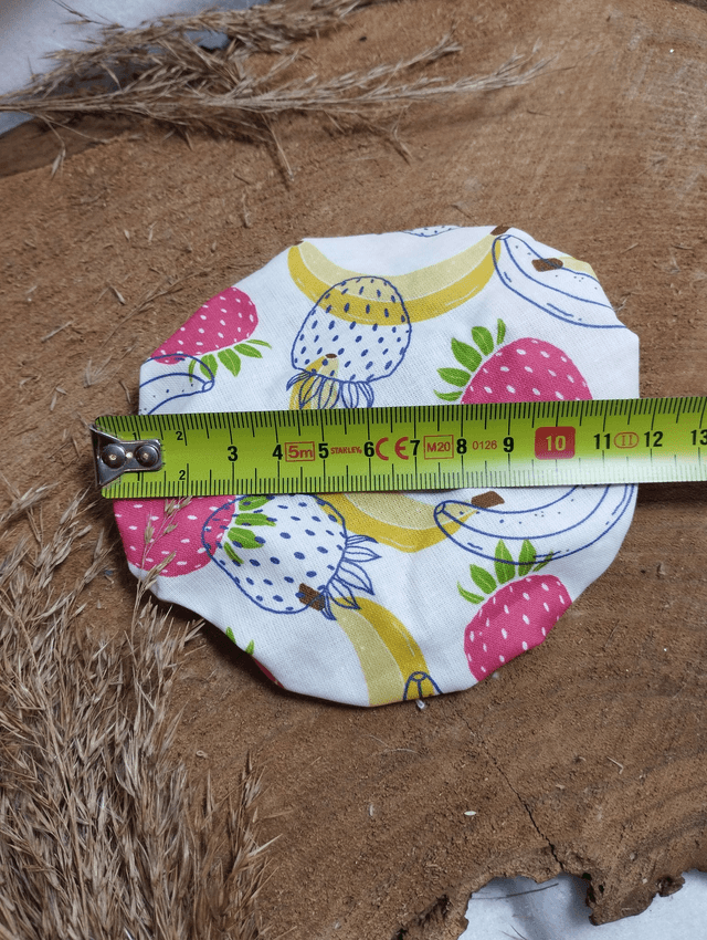 Charlotte / couvre plat / couvre bol  ||  Lavable et réutilisable (lot de 3 tailles) - Fruits