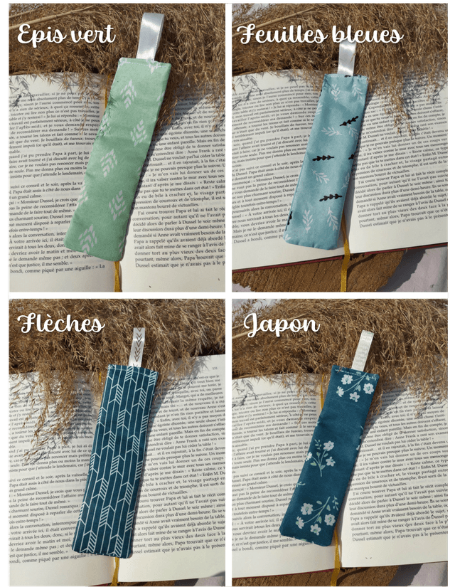 Marque page en tissus