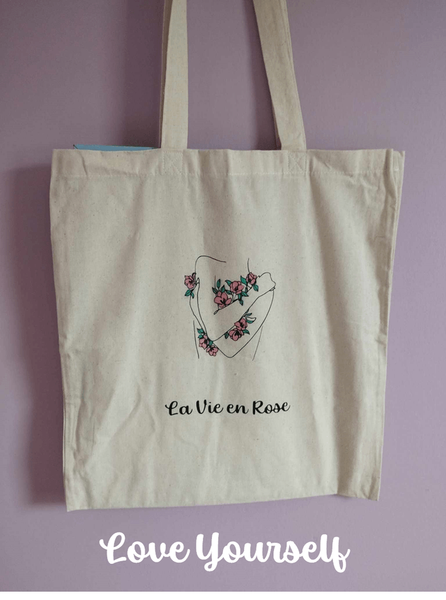 Tote bag - octobre Rose