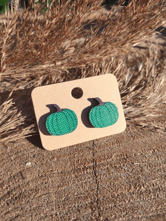 Puces - Boucles d'oreilles - Citrouilles
