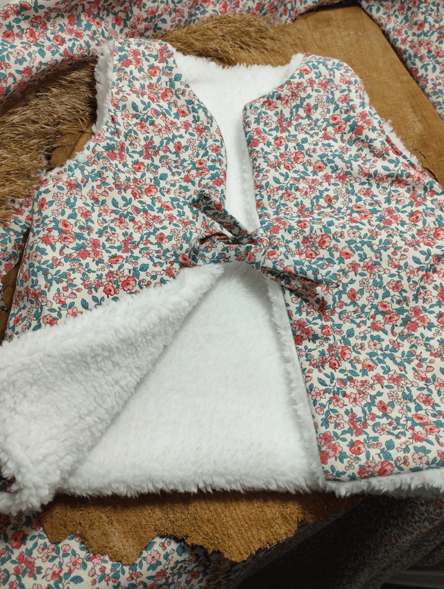Gilet de berger enfant réversible