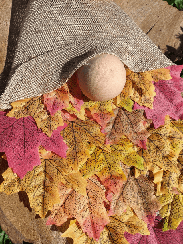 Gnome d'automne à suspendre - Tournesol