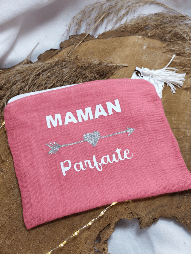 Pochette zipée MAMAN