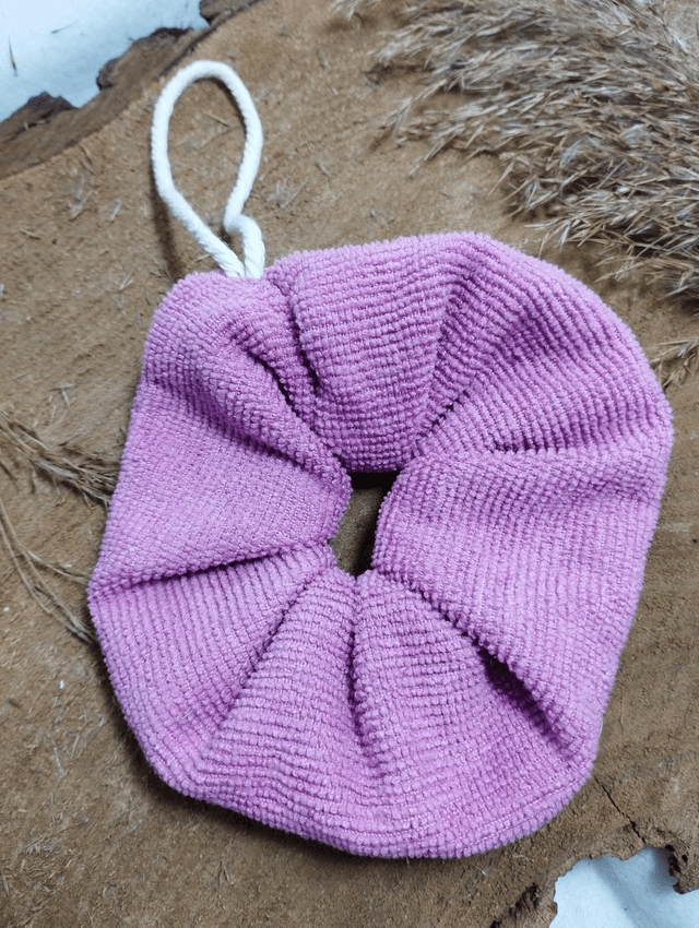 Fleur de douche lavable (tissu microfibre)