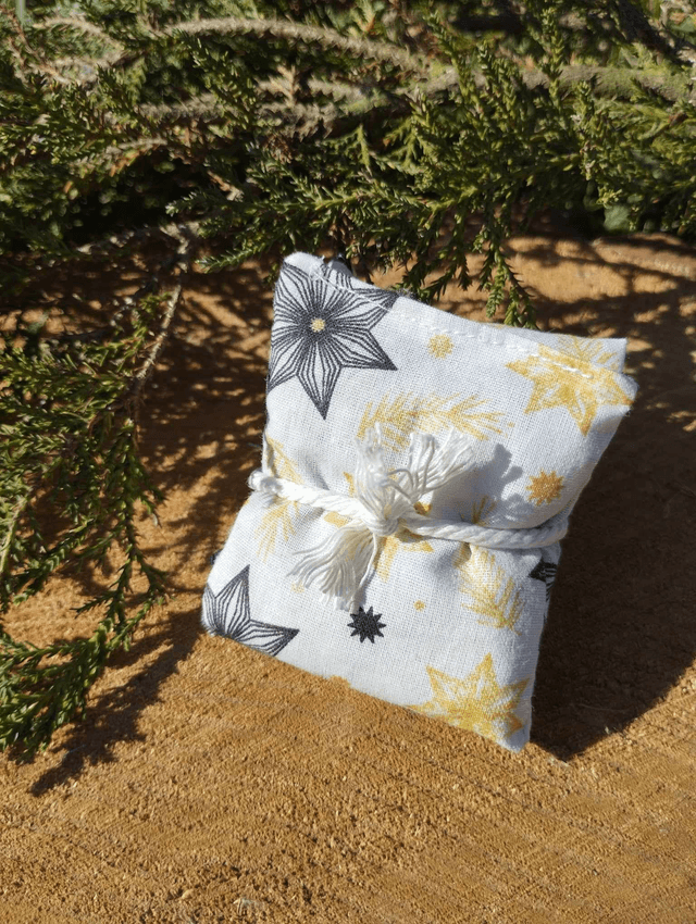 Bouillotte sèche de poche - Etoile de Noël