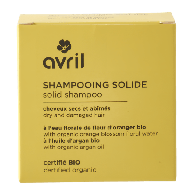 Shampooing solide cheveux secs et abîmés BIO - Avril