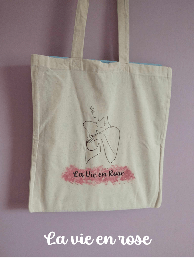 Tote bag - octobre Rose