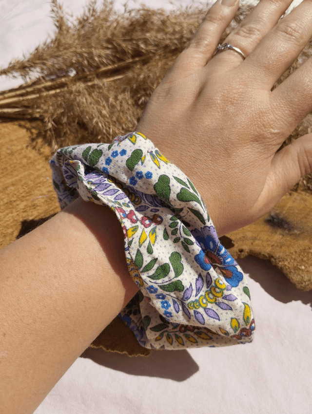 Chouchou - motif Fleurs Vintage