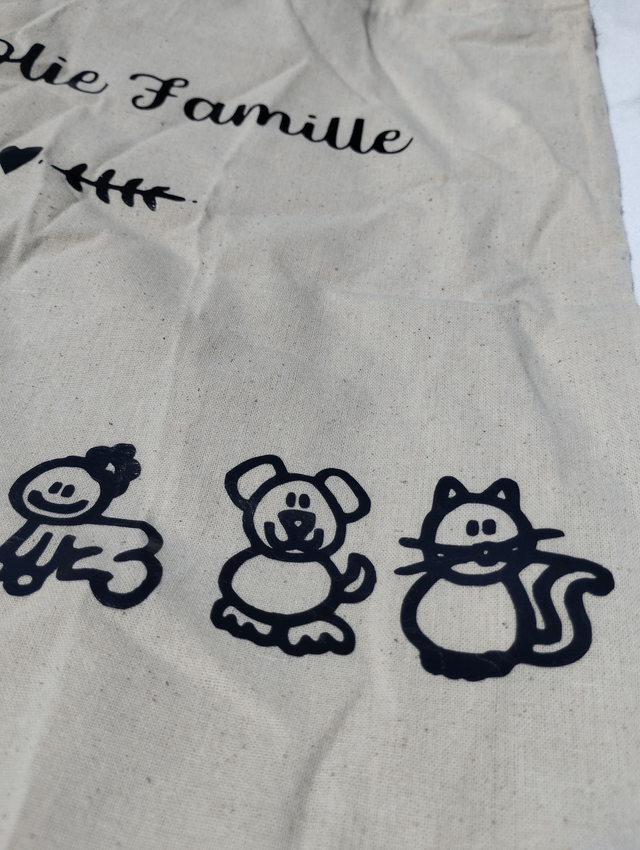 Tote Bag FAMILY à personnaliser avec les membres de votre famille