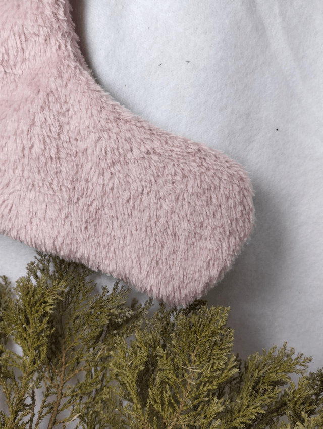 Chaussette / Botte de Noël (Rose)