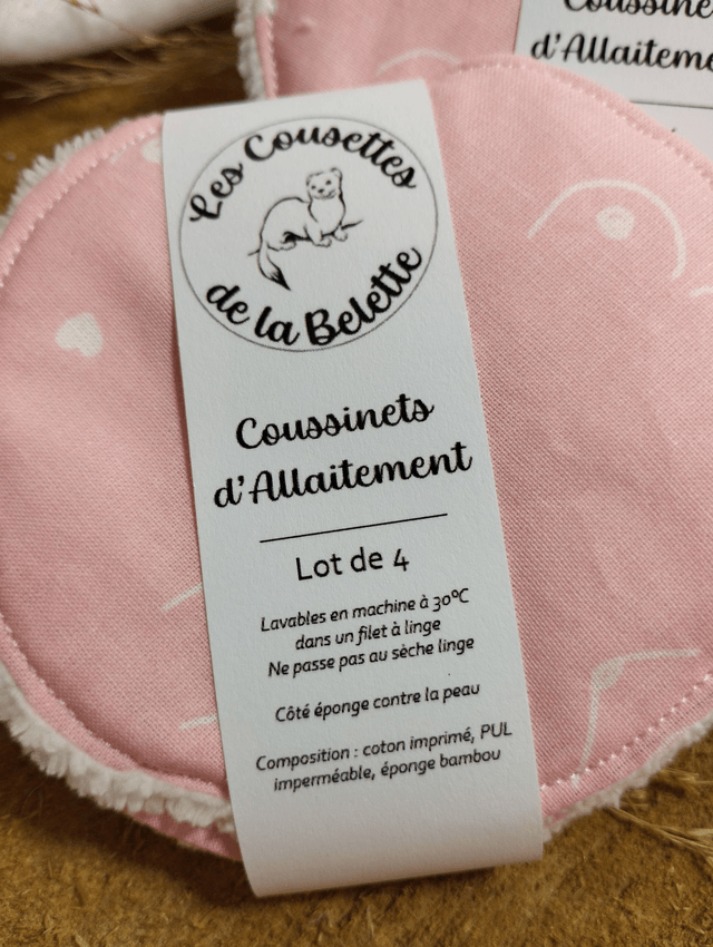 Coussinets d'allaitement   |   Tout doux, imperméable, girly !
