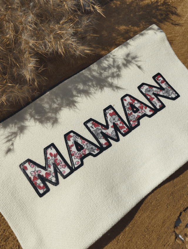 Pochette fleurie MAMAN 