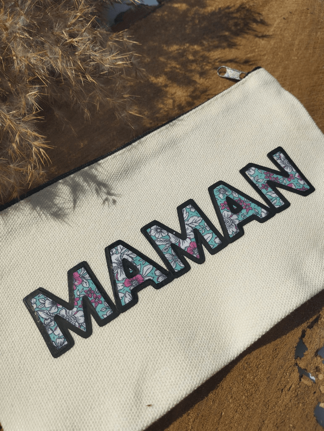 Pochette fleurie MAMAN 