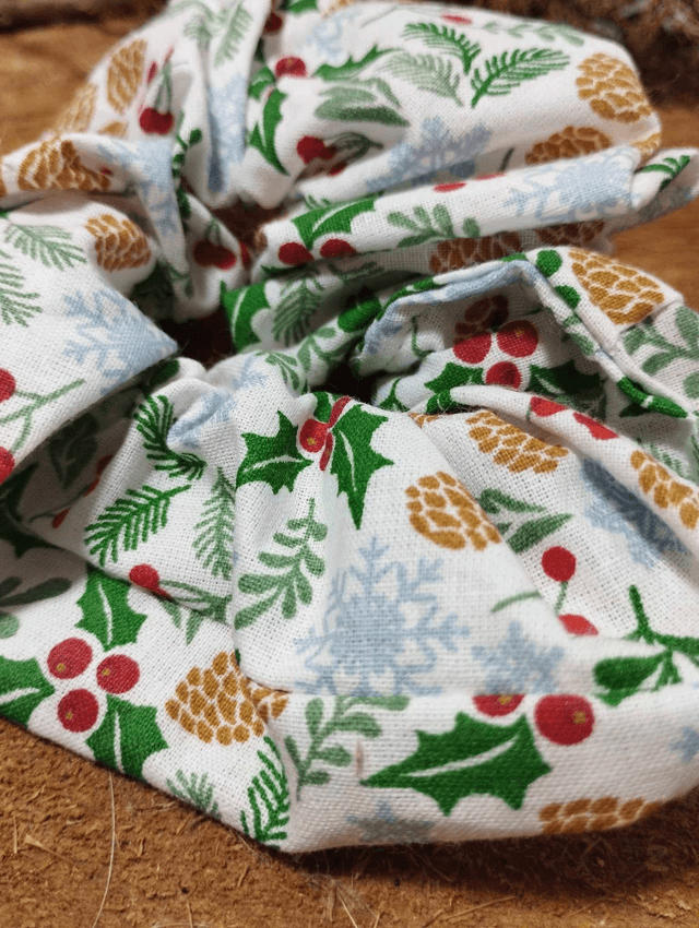 Chouchou Noël blanc