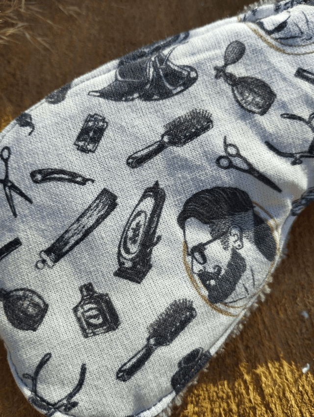 Masque de nuit pour Homme - motif barber shop 
