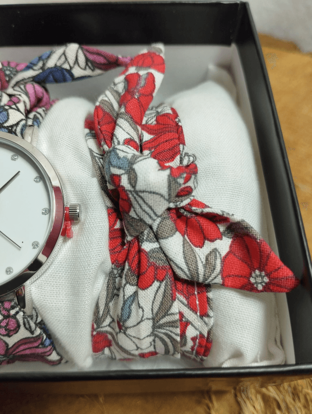 Coffret montre - flowers