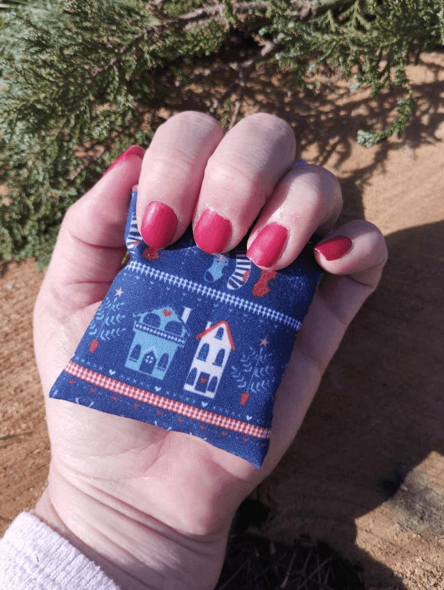 Bouillottes sèches de poche - motif Noël