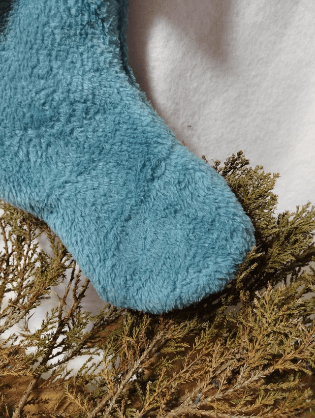 Chaussette / Botte de Noël (Bleu)