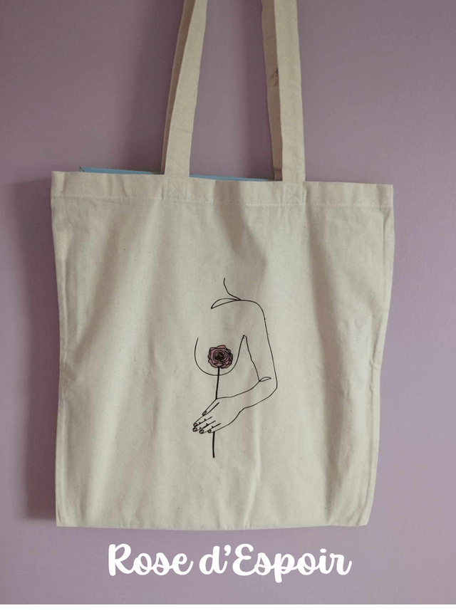 Tote bag - octobre Rose
