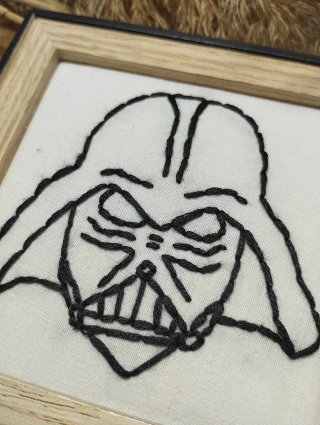 Cadre brodé - Dark Wador (Star Wars)