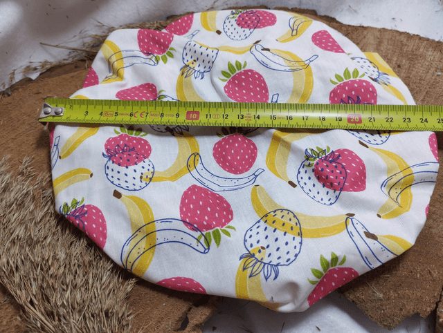 Charlotte / couvre plat / couvre bol  ||  Lavable et réutilisable (lot de 3 tailles) - Fruits