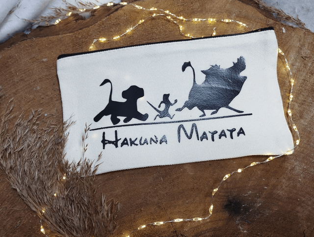 Pochette zip Hakuna Matata