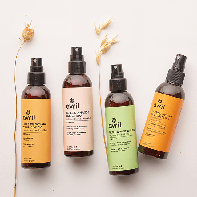 Huile d'amande douche BIO et VEGAN - Avril